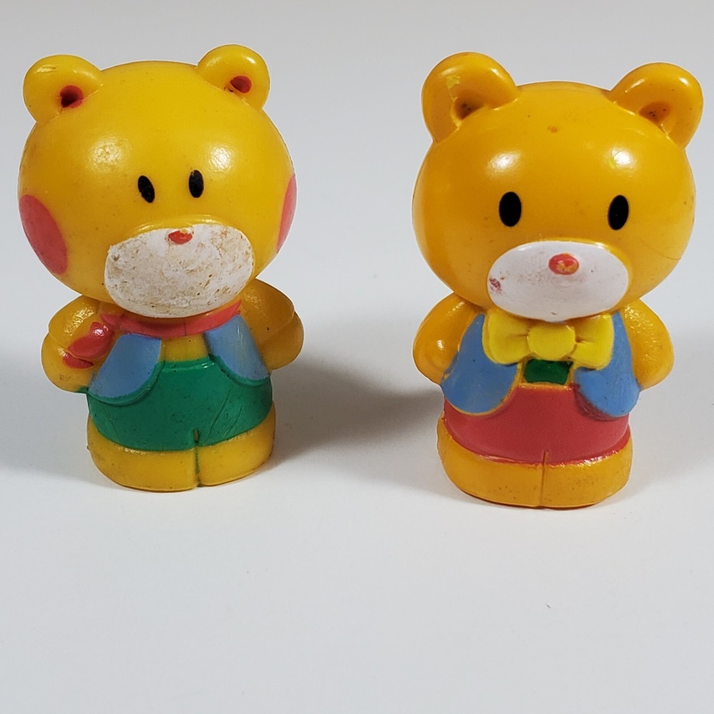 Sanrio Miniature Tippy Thomas Bear 1.5" Mini Figure Collectible Toys Hello Kitty
